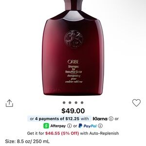 Oribe Beautiful Color Shampoo - Deep Burgundy